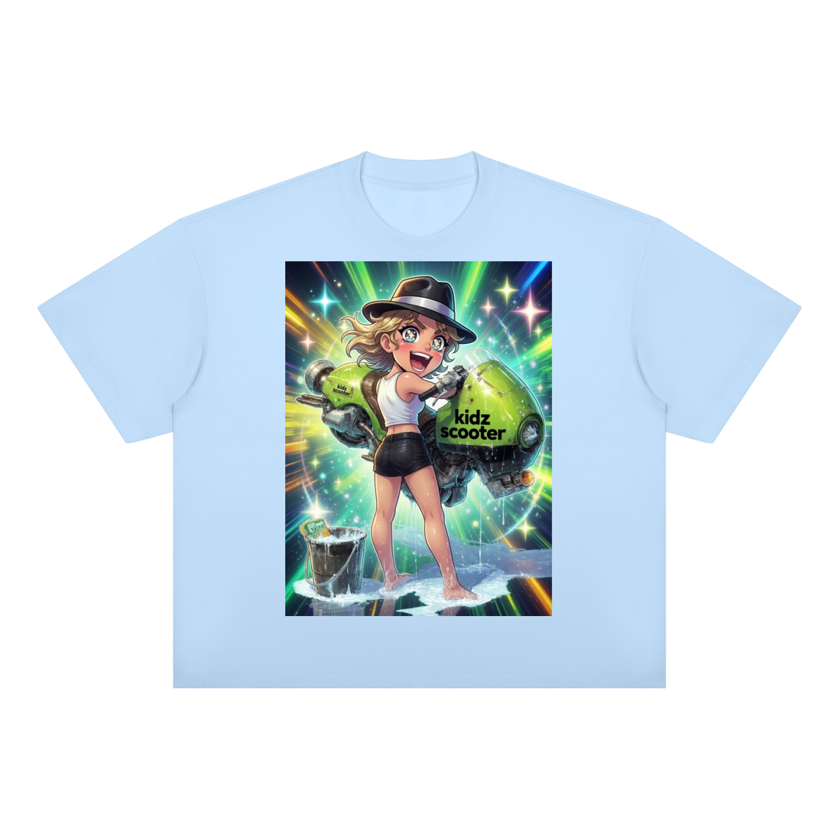 Kidz scooter Unisex Boxy Drop Shoulder T-Shirt