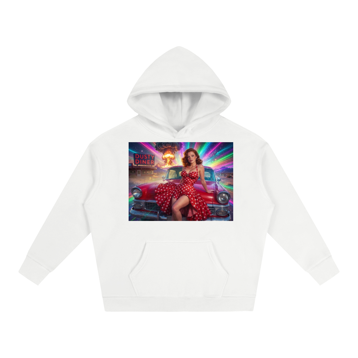 Kaboom Oversize Fleeced Hoodie