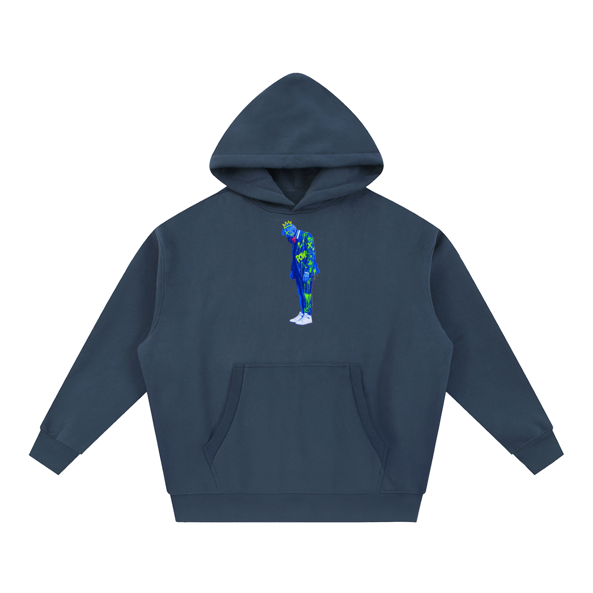 Stand Essential Oversized Boxy Fit Fleece Hoodie
