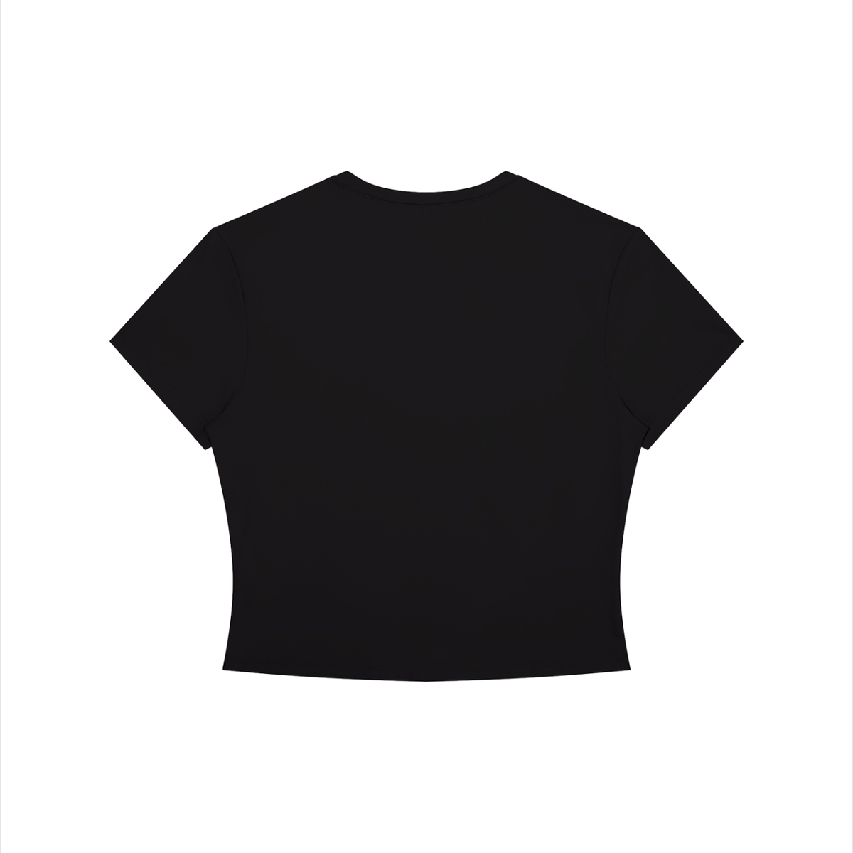Pretty girl red Women's Crewneck Crop T-Shirt