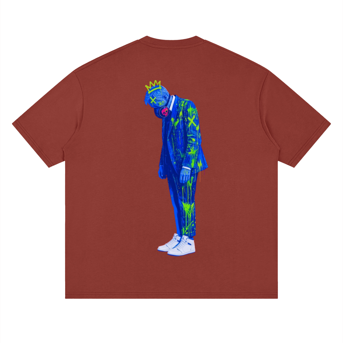 Stand pow Streetwear Loose Drop Shoulder T-Shirt