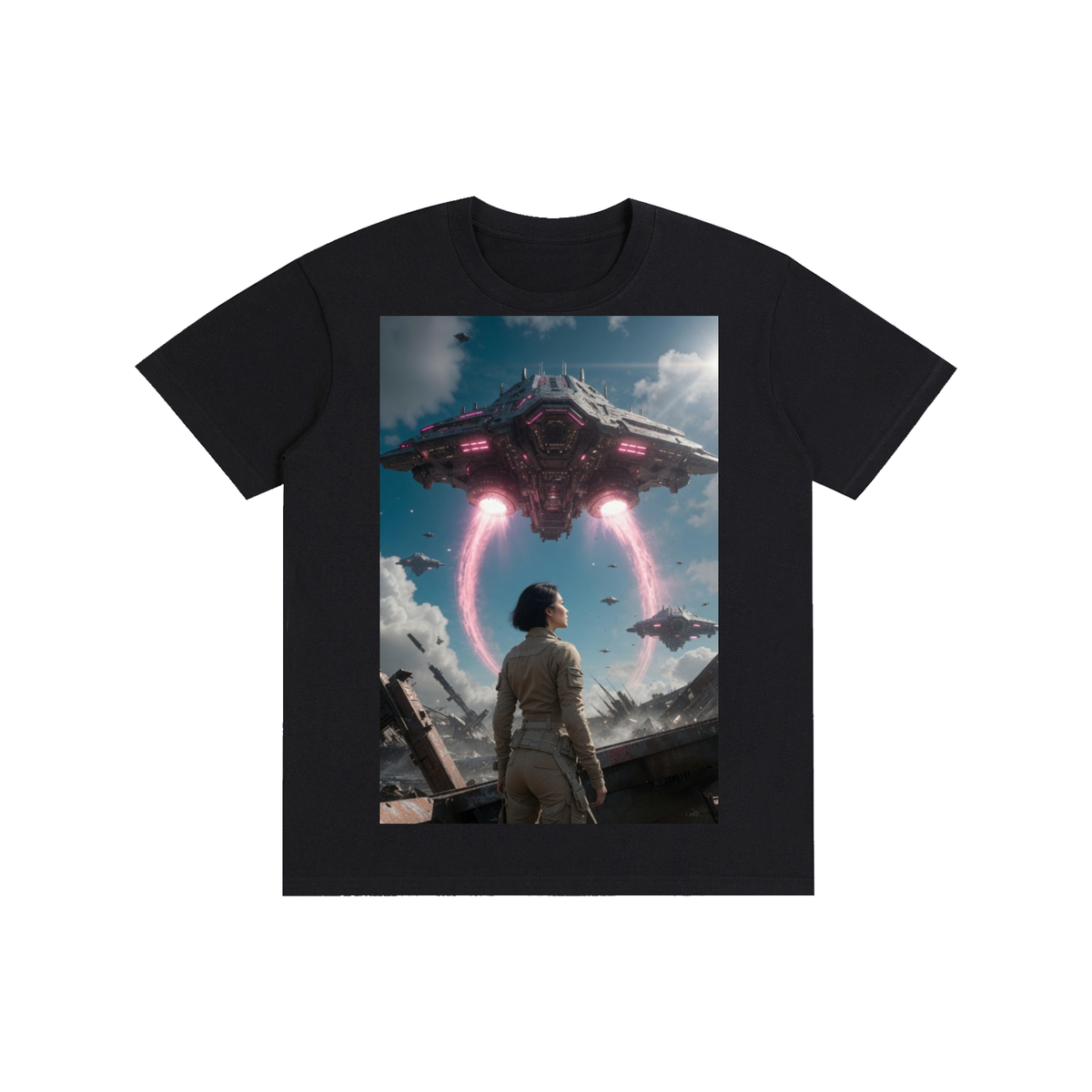 The future awaits Pure Cotton Unisex T-Shirt