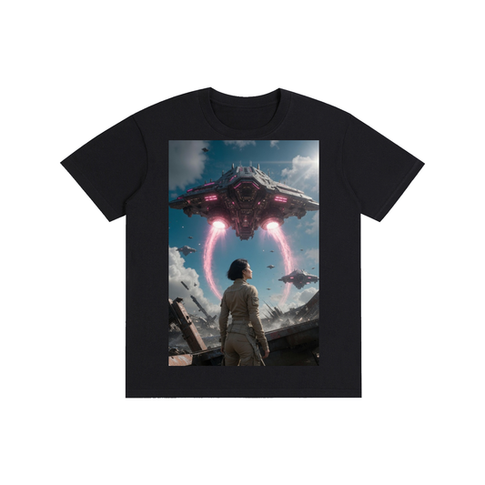 The future awaits Pure Cotton Unisex T-Shirt