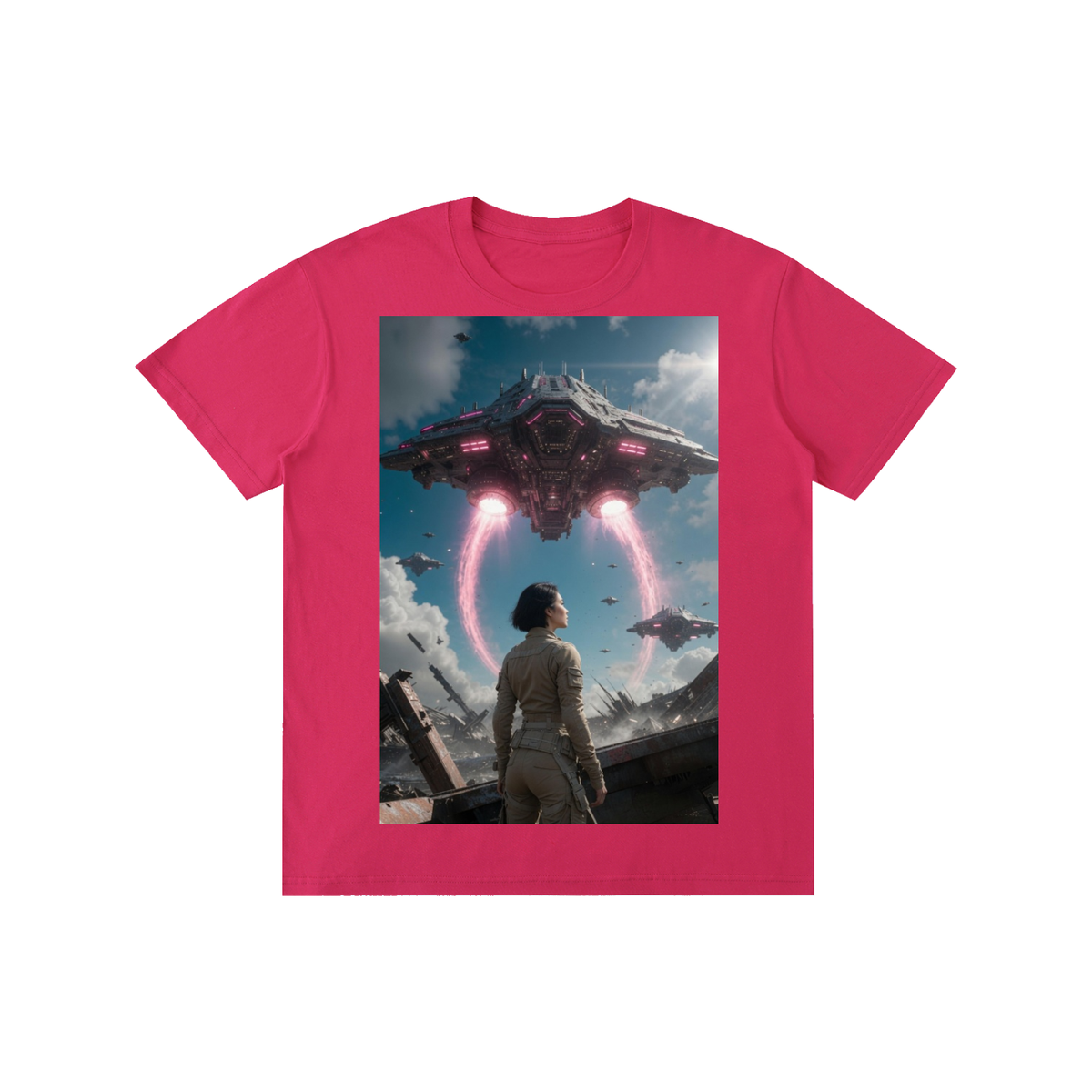 The future awaits Pure Cotton Unisex T-Shirt