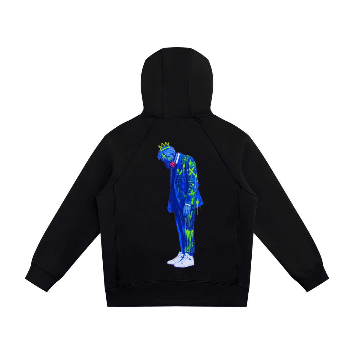 Toxic man Unisex Raglan Full Zip Hoodie