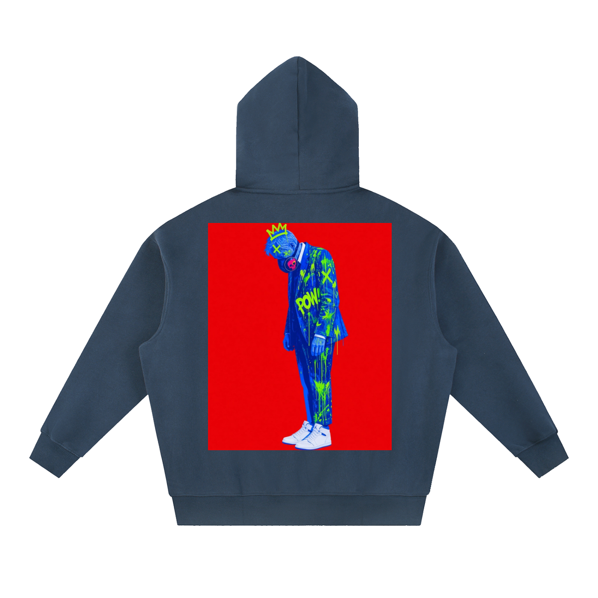 Stand Essential Oversized Boxy Fit Fleece Hoodie