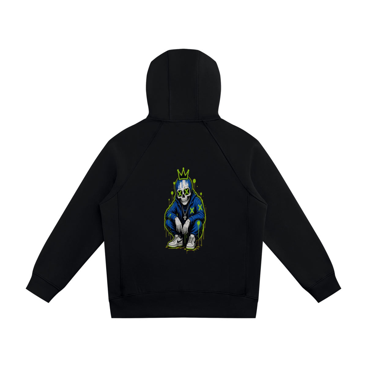 Unisex Raglan Full Zip Hoodie