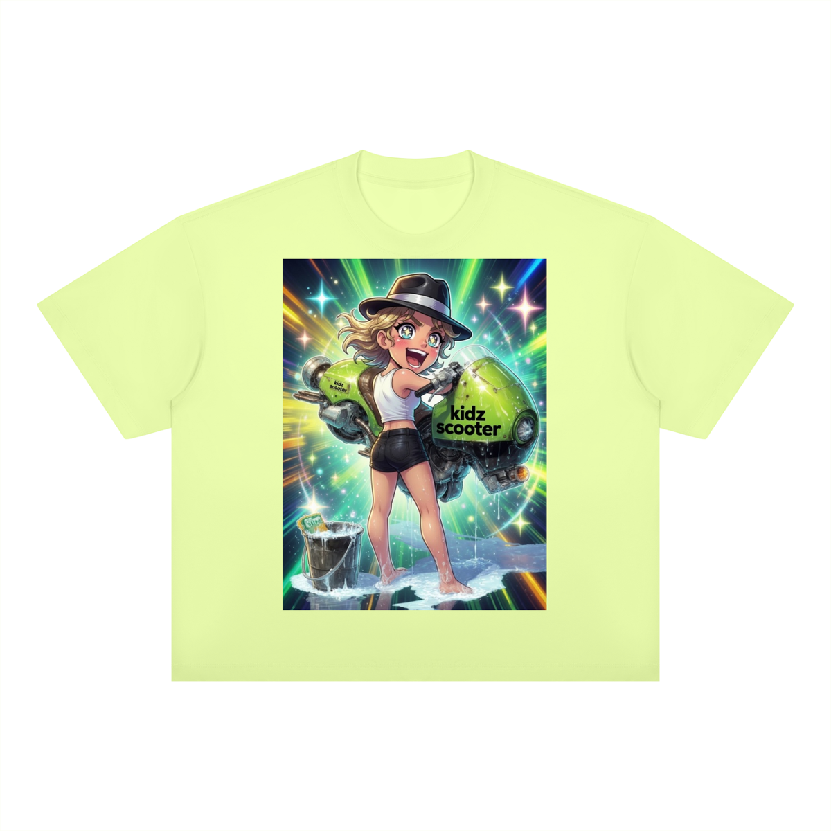 Kidz scooter Unisex Boxy Drop Shoulder T-Shirt