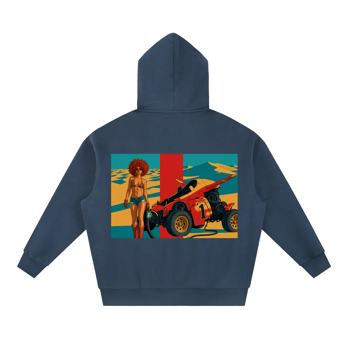 Desert girl Essential Oversized Boxy Fit Fleece Hoodie