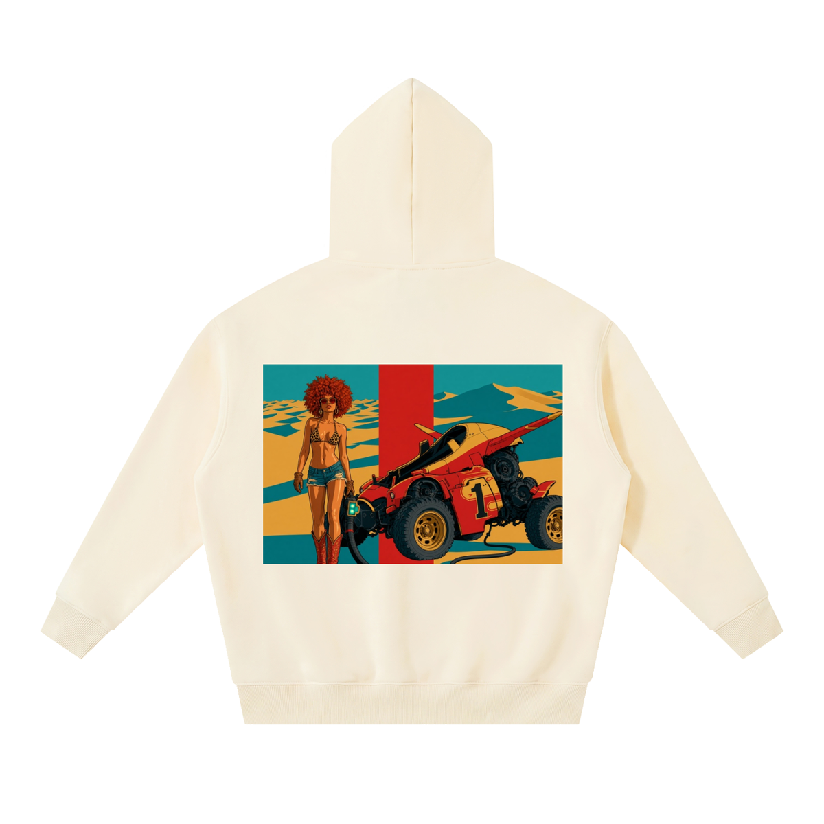 Desert girl Essential Oversized Boxy Fit Fleece Hoodie