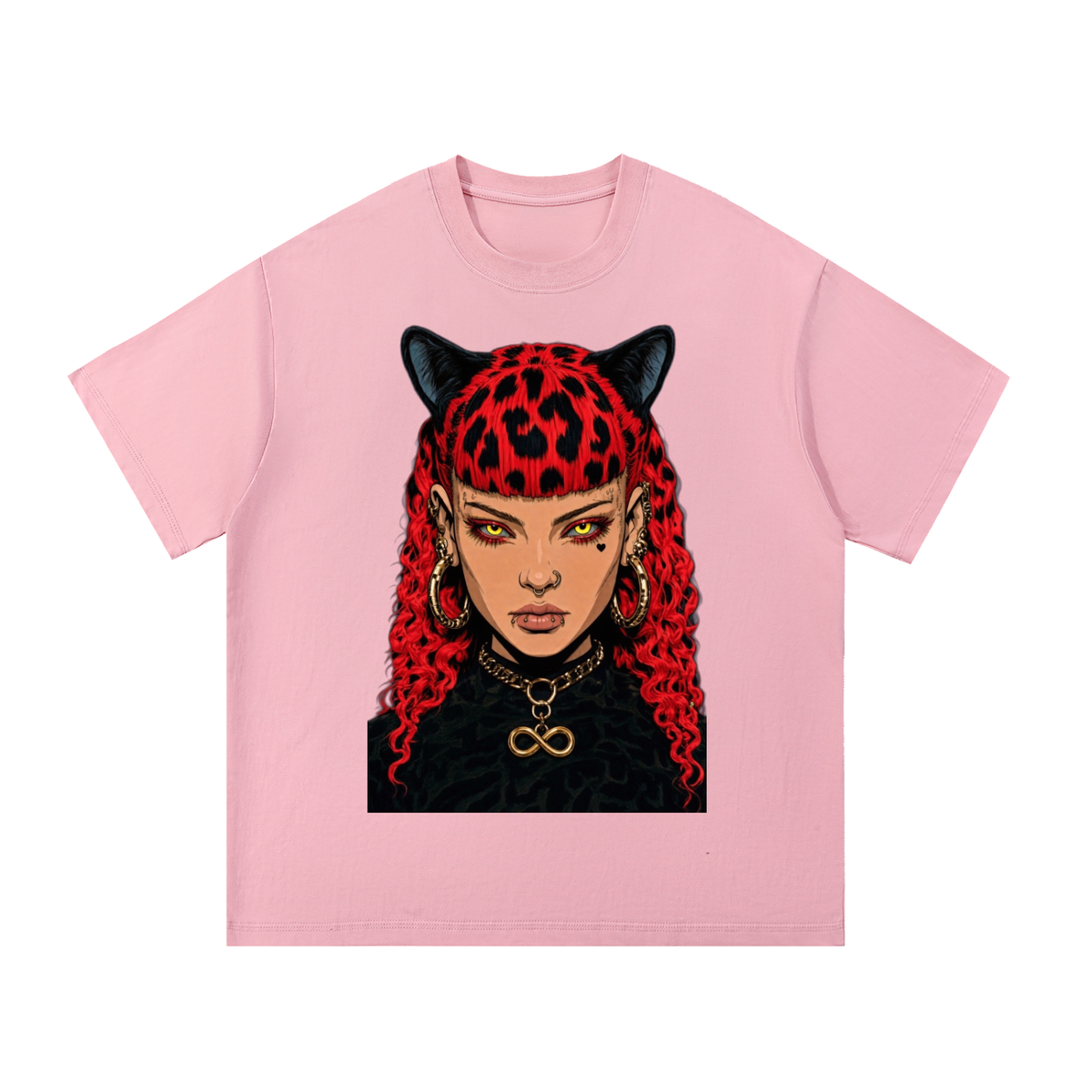 The cat Essential Cotton T-Shirt