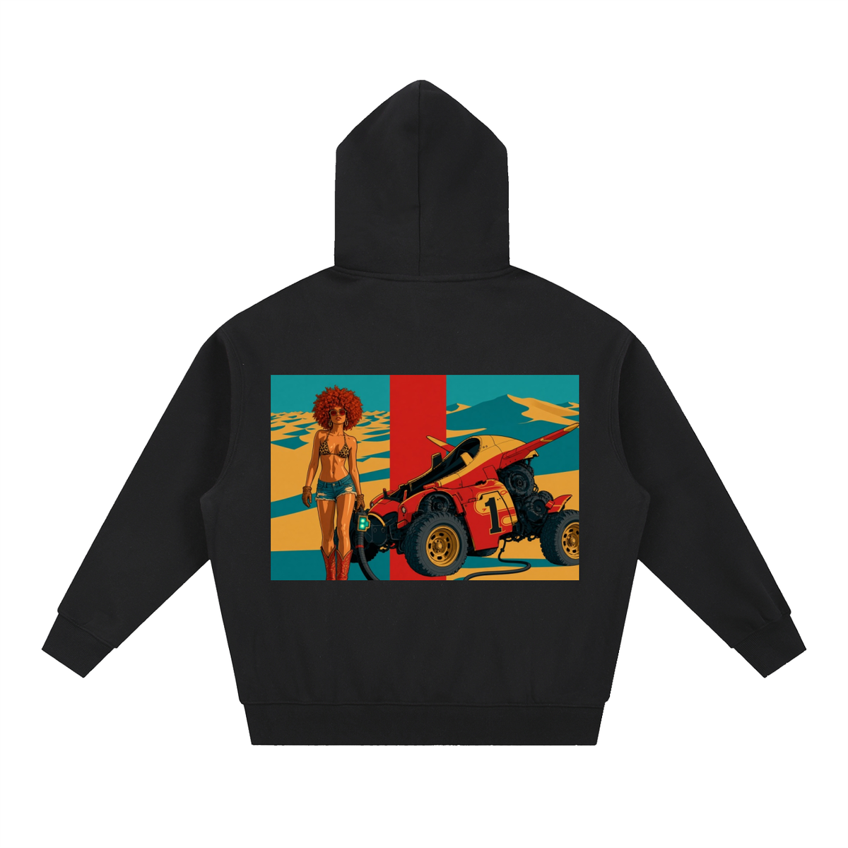Desert girl Essential Oversized Boxy Fit Fleece Hoodie