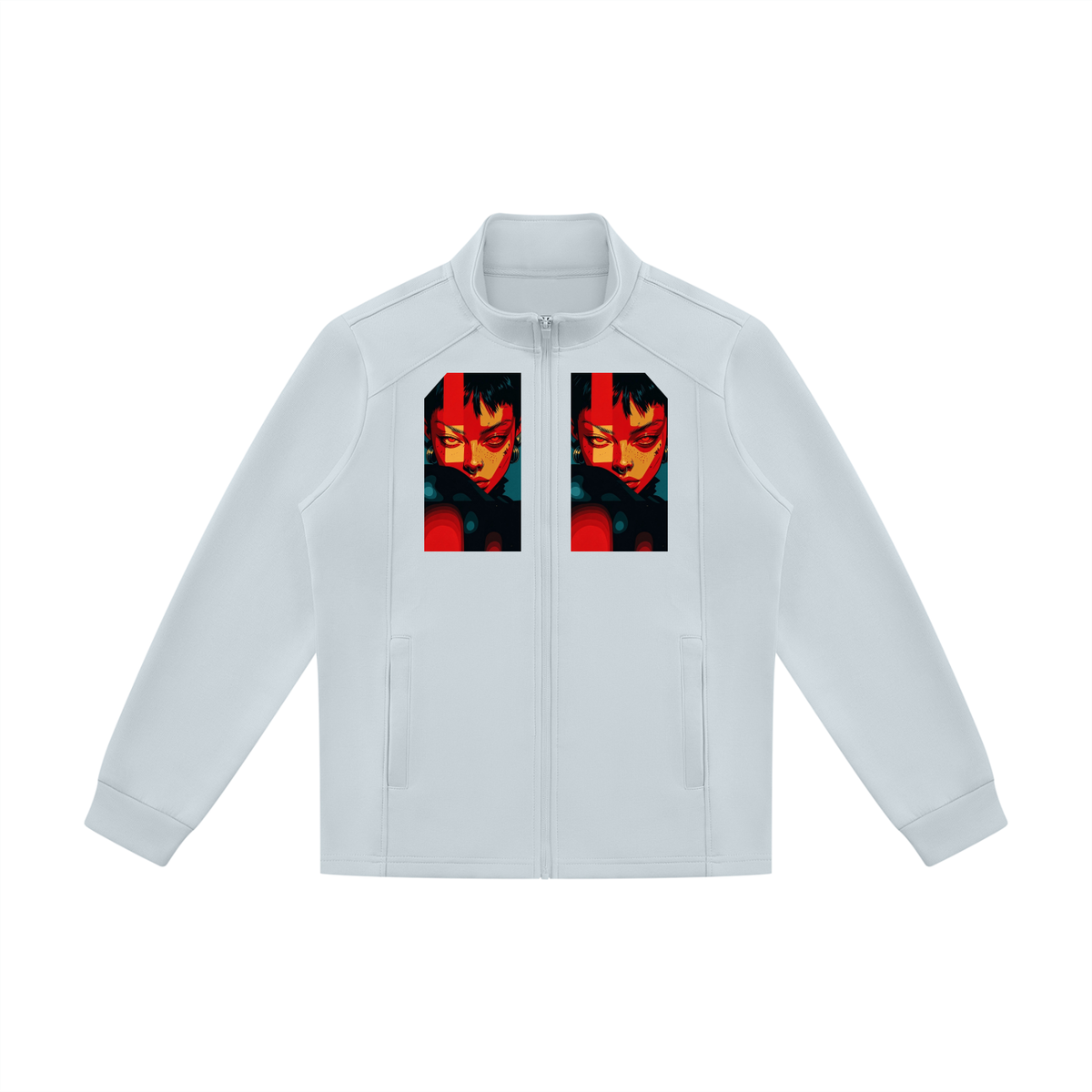 Sexy eyes Unisex Stand Collar Track Jacket