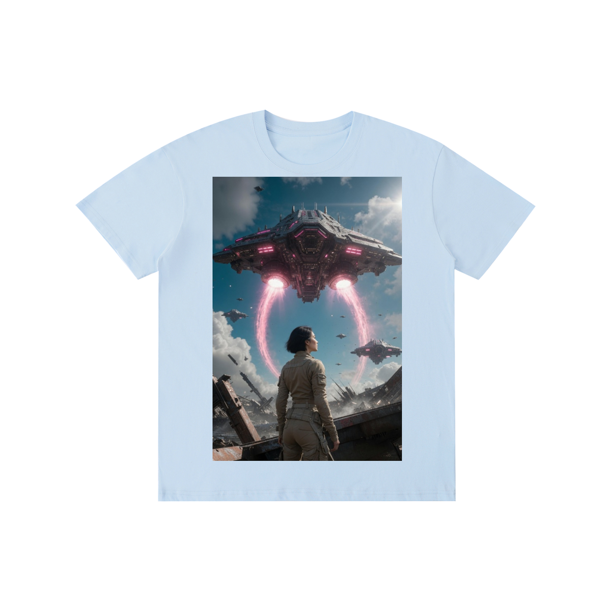 The future awaits Pure Cotton Unisex T-Shirt