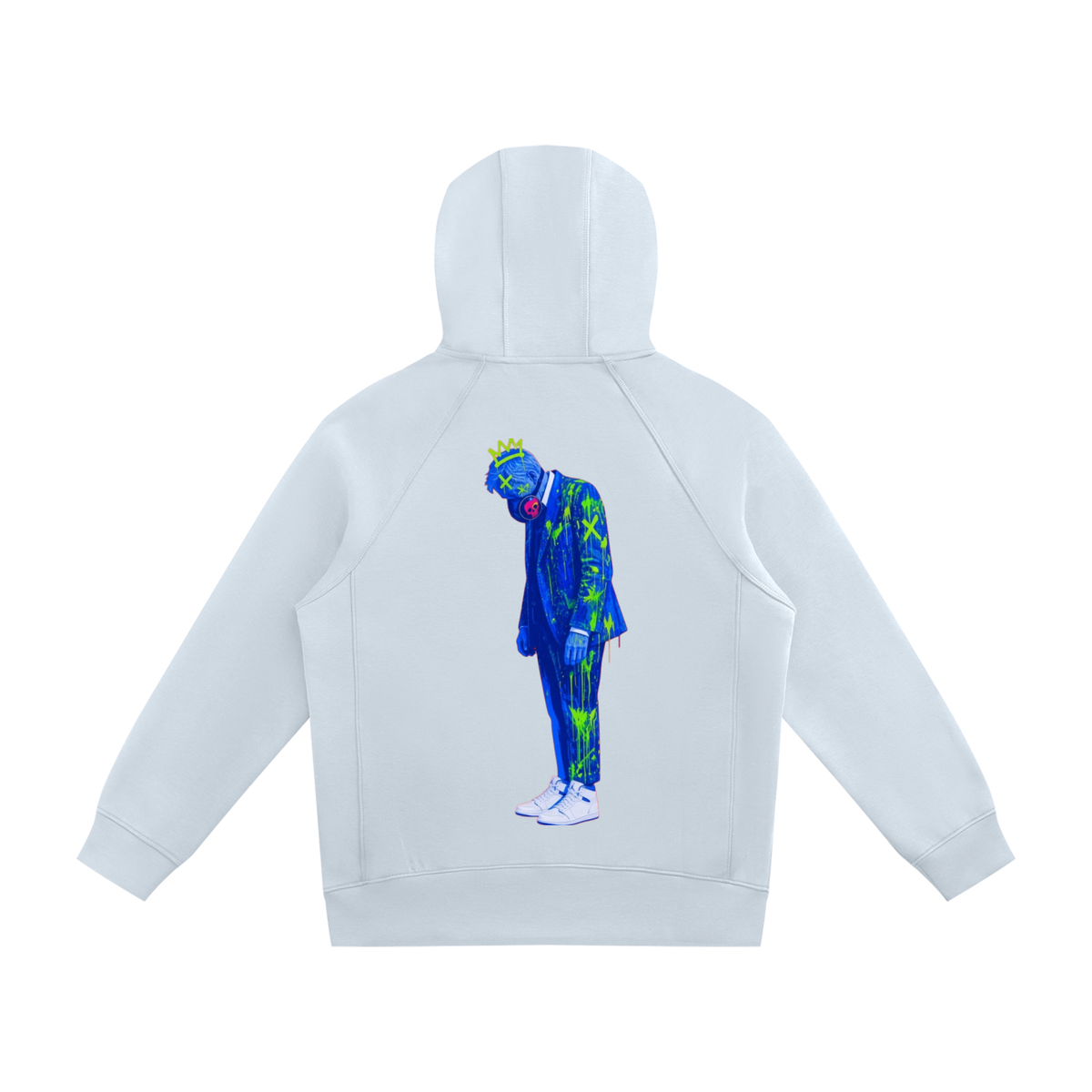 Toxic man Unisex Raglan Full Zip Hoodie
