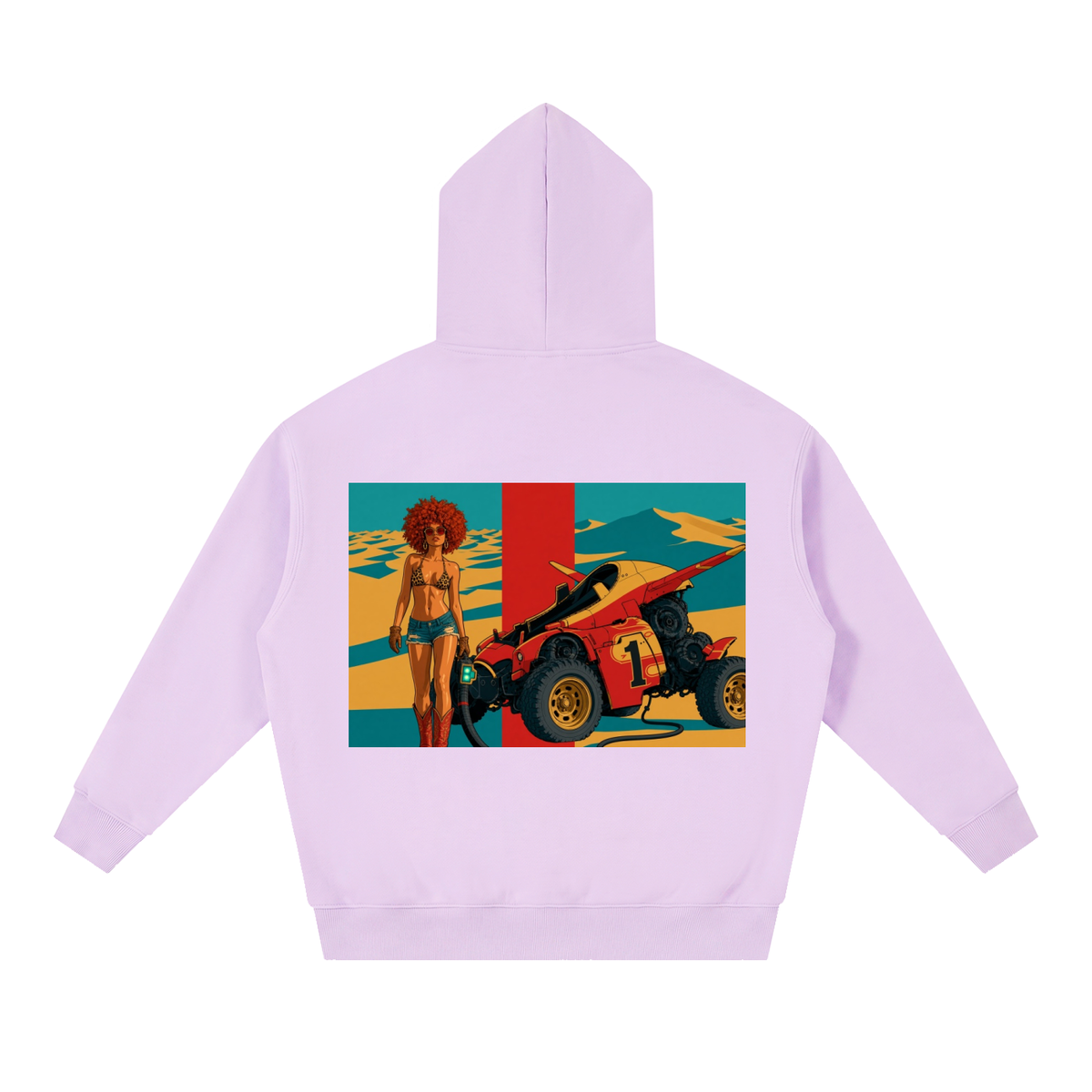 Desert girl Essential Oversized Boxy Fit Fleece Hoodie