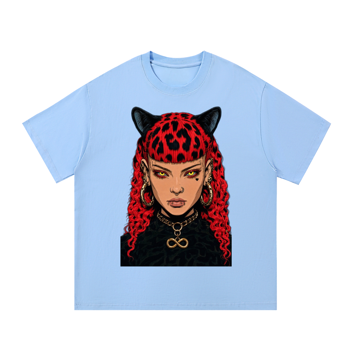 The cat Essential Cotton T-Shirt