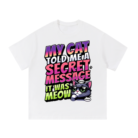 Cotton T-Shirt cats are fun