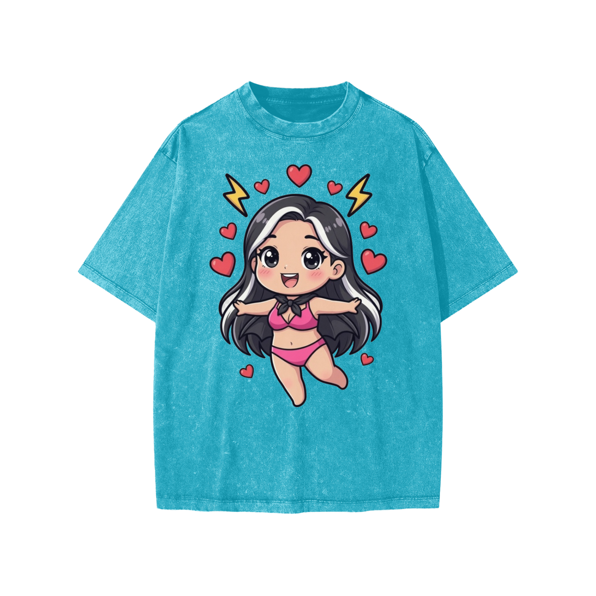 Pretty girl Snow Washed Kids' T-Shirt