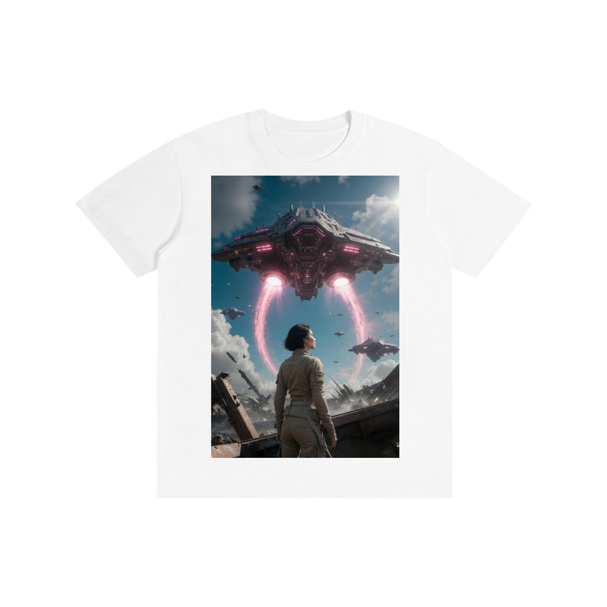 The future awaits Pure Cotton Unisex T-Shirt