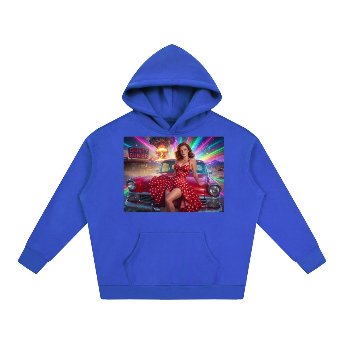 Kaboom Oversize Fleeced Hoodie