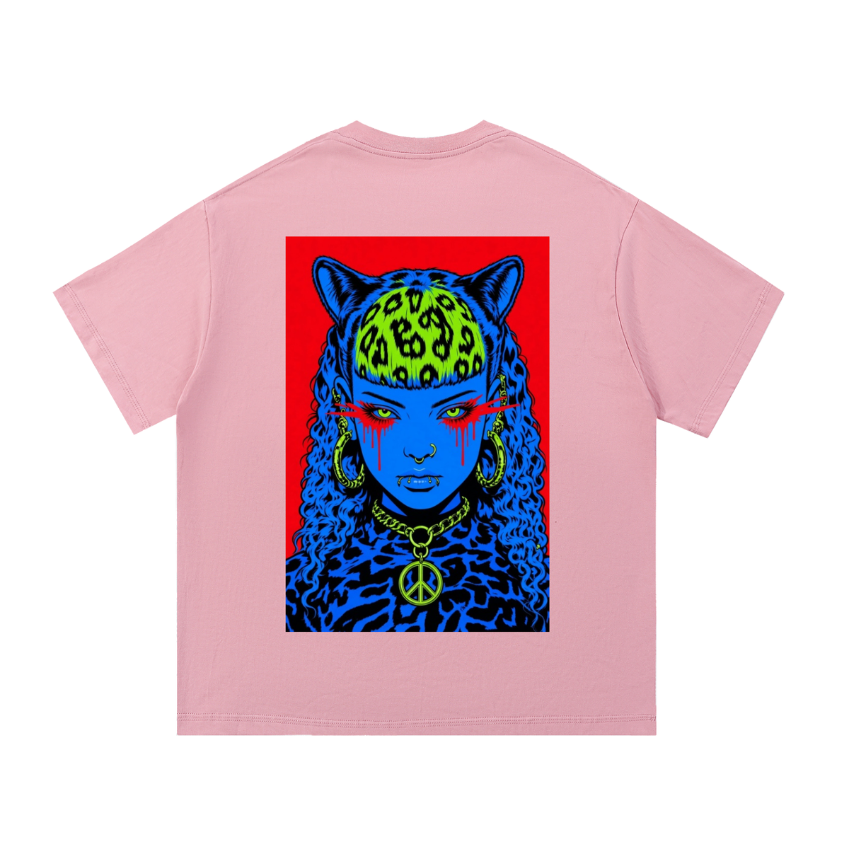 The cat Essential Cotton T-Shirt