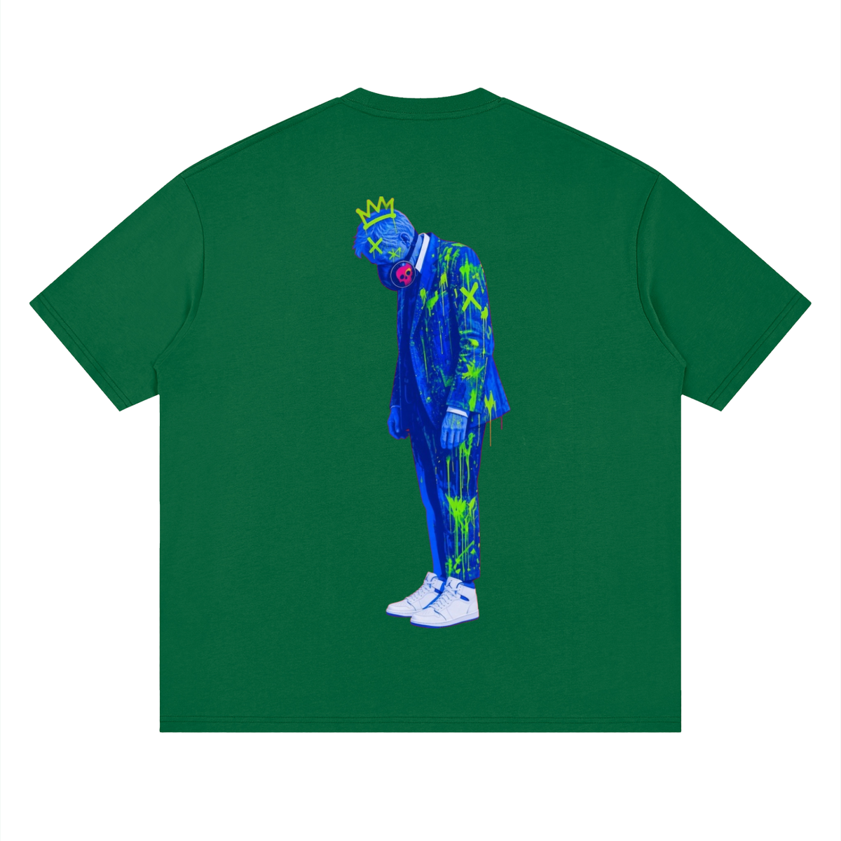 Stand pow Streetwear Loose Drop Shoulder T-Shirt