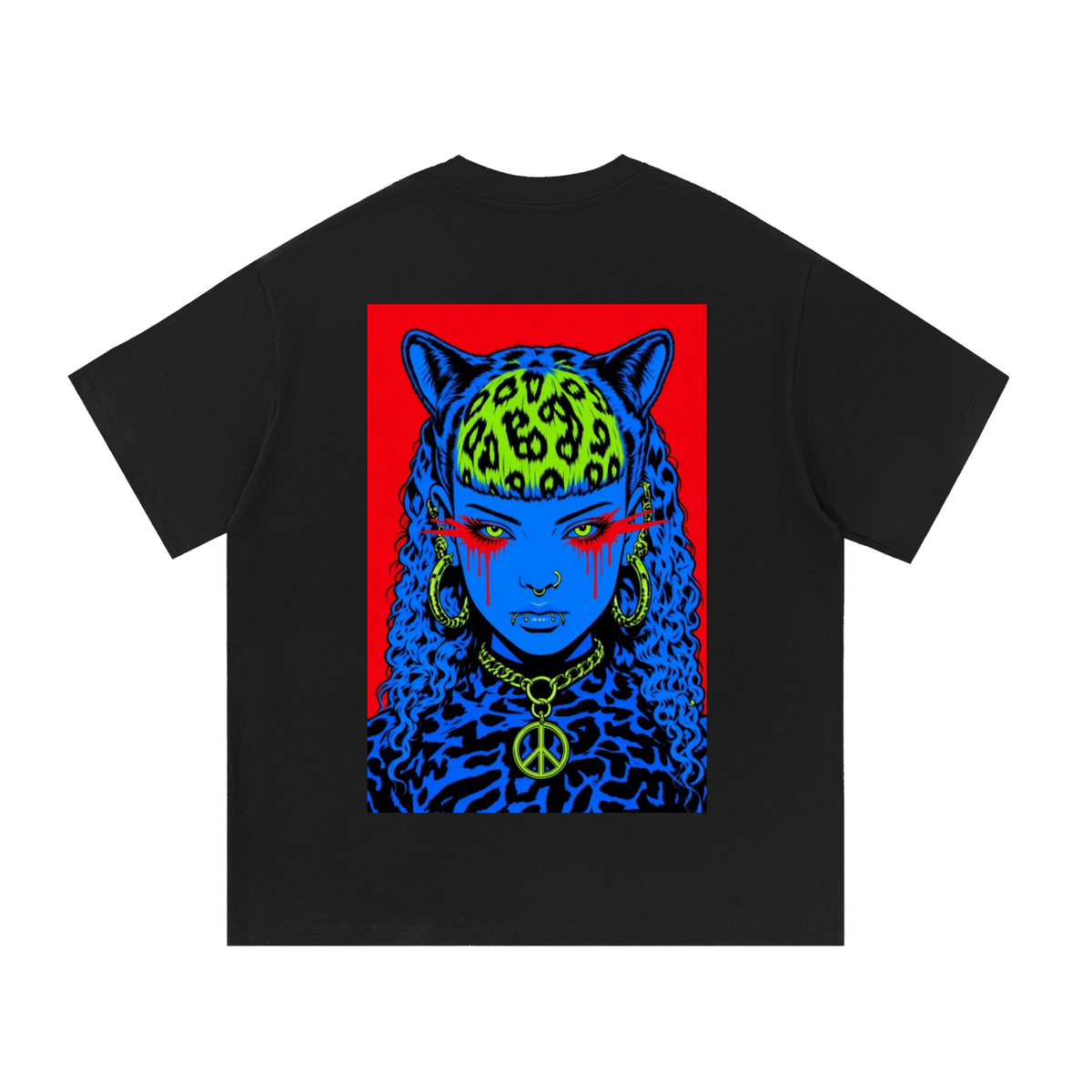The cat Essential Cotton T-Shirt