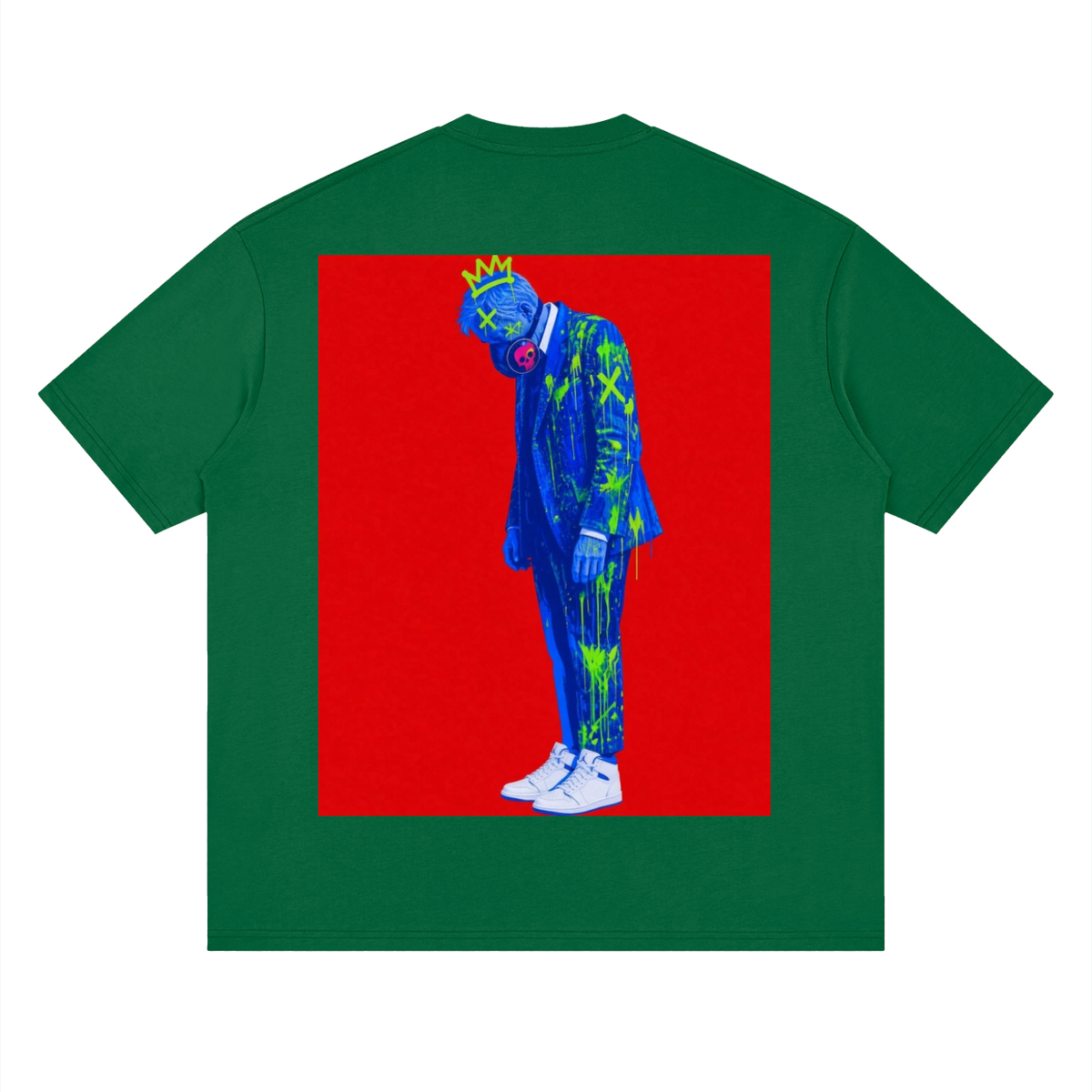 Stand pow Streetwear Loose Drop Shoulder T-Shirt