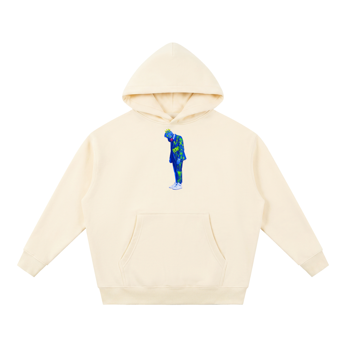 Stand Essential Oversized Boxy Fit Fleece Hoodie