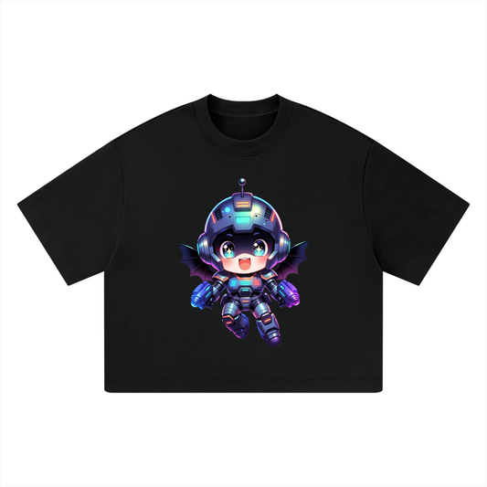 Robot kid Unisex Heavyweight Boxy T-Shirt
