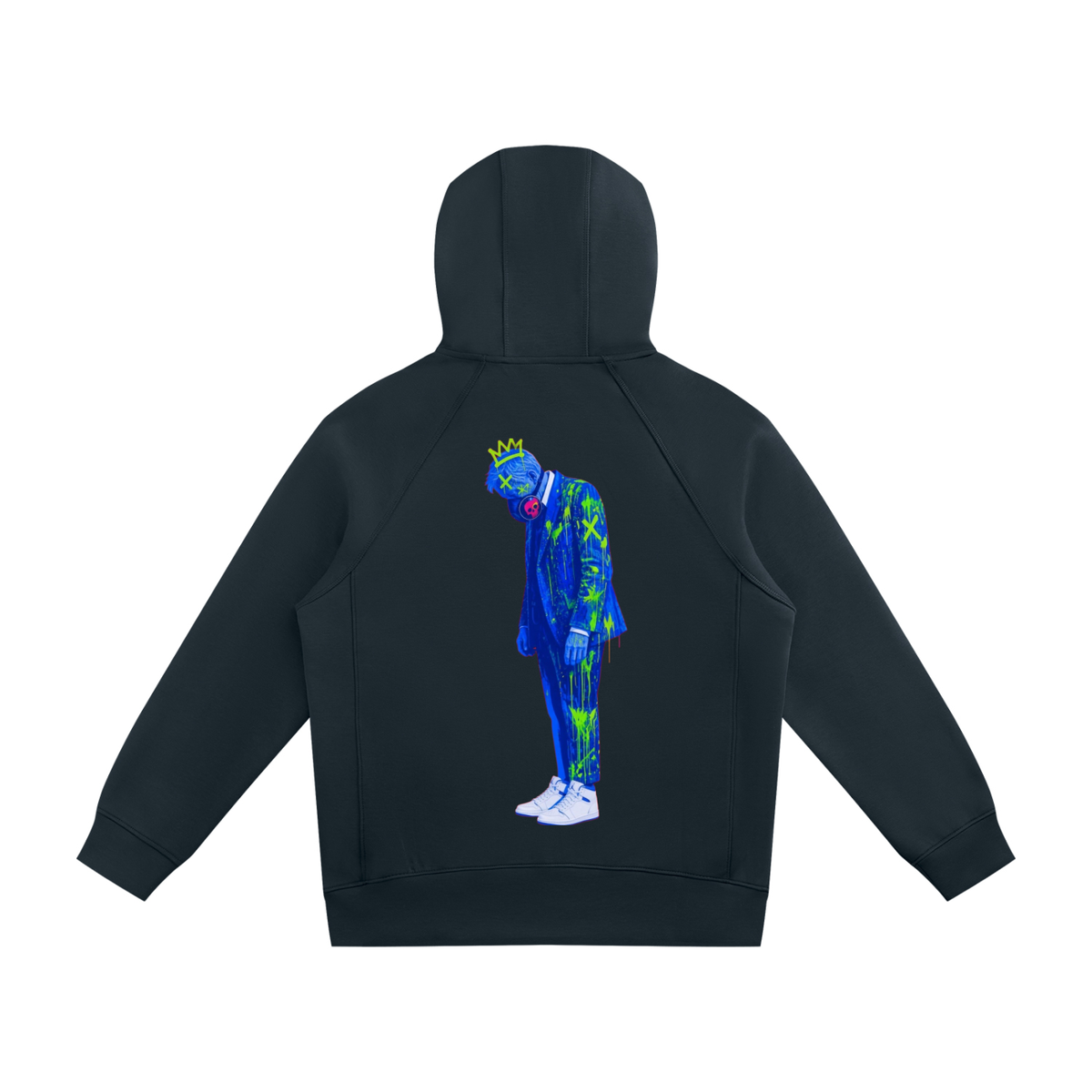 Toxic man Unisex Raglan Full Zip Hoodie